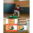 thumbnail image 5 of VEVOR Pitching Mound, Portable Baseball Pitcher's Mound, 31 in Indoor Outdoor Pitching Practice and Training Equipment, Softball Pitching Aids with Antifade Turf, Pitching Rubber, Carry Handle, 5 of 9
