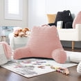 thumbnail image 4 of Nestl Almohada de Lectura con Respaldo, Apoyo para la Espalda Brazos, Descanso Cama Memory Foam Triturada, Color beige Durazno., 4 of 5