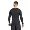 thumbnail image 4 of Men's adidas Techfit Long Sleeve Training Shirt Color: White Size: M, 4 of 4