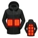 thumbnail image 1 of Chaquetas calefactoras USB para exteriores, abrigos térmicos eléctricos flexibles de invierno, 1 of 8