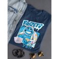 thumbnail image 3 of Frozeti the Yeti - Cool Dippin’ Dots Ice Cream Graphic Women's T-shirt, 3 of 4