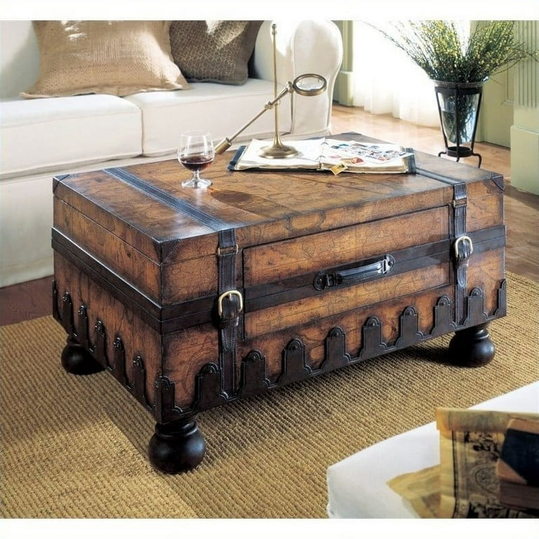 Beaumont Lane Wood Trunk Coffee Table 