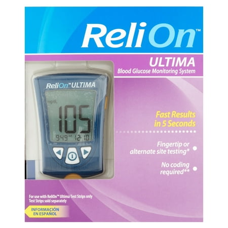 ReliOn Ultima Blood Glucose Monitoring System - Walmart.com
