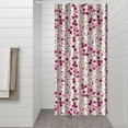 thumbnail image 3 of Waterproof Pioneer Shower Curtain 36x72 Inch Polyester Unique Colorful Floral Shower Curtain for Bathroom Hotel Home Decor with 7 Plastic Hooks, 3 of 5