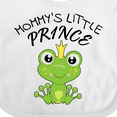 thumbnail image 4 of Inktastic Mommy's Little Prince Cute Frog Boys Baby Bib, 4 of 4