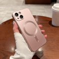 thumbnail image 2 of for iPhone 15 Case with Camera Lens Protector Compatible with Magsafe Wireless Charge Shockproof Protective Cute Slim Soft Silicone iPhone 15 Phone Case for Women Girls 6.1 Inch 2023 (Pink), 2 of 9