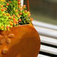 thumbnail image 6 of Decorative Iron Flowerpot Open Mouth Planter Container Flower Vase Decorative Vase For Party Indoor Decoration Ornament, 6 of 9