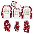 thumbnail image 5 of Odeerbi Christmas Pajamas for Family Holiday Long Sleeve Family Christmas Pajamas Matching Sets Dad Parent Child Outfit Printed Loungewear Two-Piece Sleepwear Xmas PJs Set White, 5 of 5