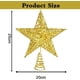 thumbnail image 2 of Árbol de Navidad con forma de estrella, adorno para la parte superior del árbol de Navidad, decoración para la parte superior del árbol, estrella navideña para árbol dorado brillante,, 2 of 5