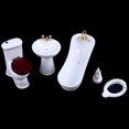 thumbnail image 4 of 1 Set Mini Meubles de Maison Toilettes DIY Décorations à l'Échelle 1/12 Paysage Réaliste Ornement Modèles de Salle de Bain Miniatures Créatifs pour Aménagement, 4 of 8