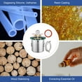 thumbnail image 5 of Yescom 2 Gallon Stainless Steel Vacuum Chamber Tempered Glass Lid kit for Essential Oils Silicone Mold Defoaming DIY, 5 of 11