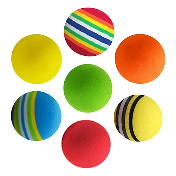 Homoyoyo 10PCS EVA Practice Balls for Indoor Sports Assorted Color