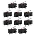 thumbnail image 1 of HINTRMENT 10Pack Durable Material Micro Switch KW11- -2 Metal Plastic for Business Machines Communication Equipment, 1 of 8