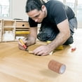 thumbnail image 7 of 1roll PE Imitation Wood Grain Adhesive Tape Walnutwood Grain Repair Tape Patch Flat BurlyWood 80mm about 4.57m/roll, 7 of 7
