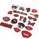 thumbnail image 2 of Parches para ropa - 20 piezas Parche de patrón de labios Lápiz labial decorativo Etiqueta adhesiva para ropa Parches adhesivos para ropa, 2 of 5