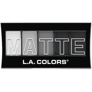 L.A. Colors Matte Eyeshadow Palette, Black Lace 3-Pack