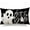 Black3, variant on Halloween Pillow Covers 12x20 inch Black White Ghost Boo Decor Black Halloween Lumbar Pillow Covers Decorative for Halloween Home Decor for Sofa 029