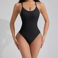 thumbnail image 2 of TYGHBN Shapewear Women's Body Shaping Waist Cinching Lifting Tight Fitting and Lifting Jumpsuits Body Suit Lace Lingerie Spandex Camisole Tops Zipper Girdles for Women Full Body Lingerie Open Crotch, 2 of 5