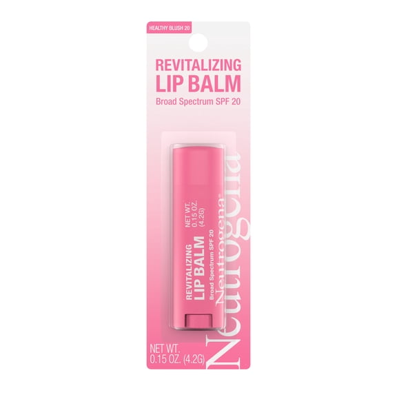 Neutrogena Revitalizing Tinted Lip Balm, SPF 20, Sheer Healthy Blush, .15 oz