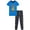 Royal Goat, variant on Quad Seven Boys Pajama Set Cozy Graphic Printed Short Sleeve Sleep Shirt and Pajama Pants 2 Piece