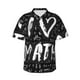 thumbnail image 1 of Balery I love Math Camisas hawaianas de manga corta para hombre, camisas playeras de corte holgado, camisas de vacaciones con botones,Large, 1 of 7