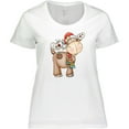thumbnail image 3 of Inktastic Christmas Molly Moose Women's Plus Size T-Shirt, 3 of 5