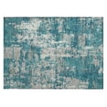 thumbnail image 2 of Addison Rugs Chantille Indoor/Outdoor Transitional Abstract Teal Washable Rectangle Rug, 1'8" x 2'6", 2 of 6