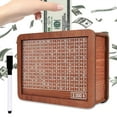 thumbnail image 1 of Kingfansion Wooden Money Saving Box With Coin Counter, Cash Storage Bank for Kids/Home Decor, Lightweight Money Box With Savings Tracker, Giftable Budget Organizer, Target: $2,000, 1 of 5