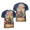 thumbnail image 3 of Merry Christmas Dachshund Santa Hat Xmas Tree Winter Holiday All Over Print 3D Shirt Unisex Merch Wiener Dog Lover Gifts Idea - 01013, 3 of 6