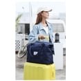 thumbnail image 5 of 24"  Travel Duffle Bag for Women Carry On Tote Weekender Overnight Bag Large Capacity Duffel Bag,Gym Tote Bag with Dry and Wet Separation,Red, 5 of 8