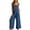 Dark Blue, variant on 2026 ! JINMGG Two Piece Outfits Women, 2026 Fashion Fall Women's 2-piece Casual Suit Linen Shorts Sleeveless Top Vest Sleeveless Crewneck Top/Shirt Suit Green XXXL