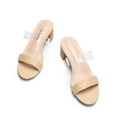 thumbnail image 2 of DREAM PAIRS Women's Two Braided Strap Low Heels for Women Open Toe Block Chunky Heels Sandals Holiday Party Wedding Dress Pumps Shoes, 2 of 7
