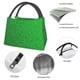 thumbnail image 4 of Fotbe Green Sparkling Shiny Bolsa Térmica Portátil con Estampado, Bolsa de Entrega de Alimentos Aislada, Bolsa Reutilizable de Gran Capacidad para Comidas y Supermercado, 4 of 6