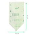 thumbnail image 4 of bioMat Compostable Trash Bags 4 Gallon, 50 Count, Small flat top Kitchen Food Scrap Bin Liners, BPI, CMA and OK Compost HOME certified, Meets the ASTM D6400 Standard, 4 of 8
