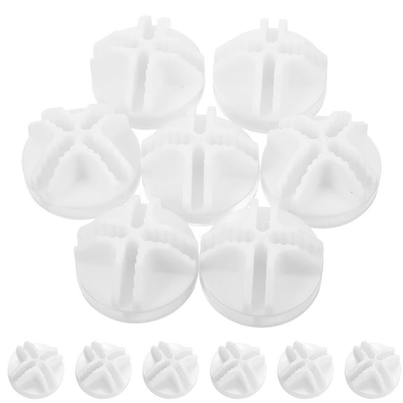 Supvox White Plastic Grid Connectors for Modular Closet Units and Shelving
