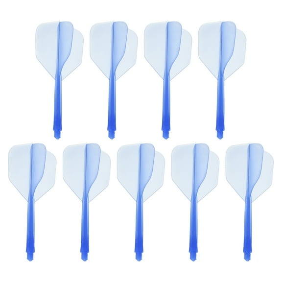 Uxcell Integrated Dart Shaft Flights, 9 Pack Durable Dart Flight Set, Blue