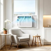 Electactic 6,000 BTU Window Air Conditioner with Remove Control , for Room AC Unit air conditioner , Cools up to 250 Sq. Ft