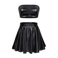 thumbnail image 4 of Mardi Gras Outfit Women'S Short Skirt Suit Performance Wear Pleated Suit Skirt For Women Black XL, 4 of 4