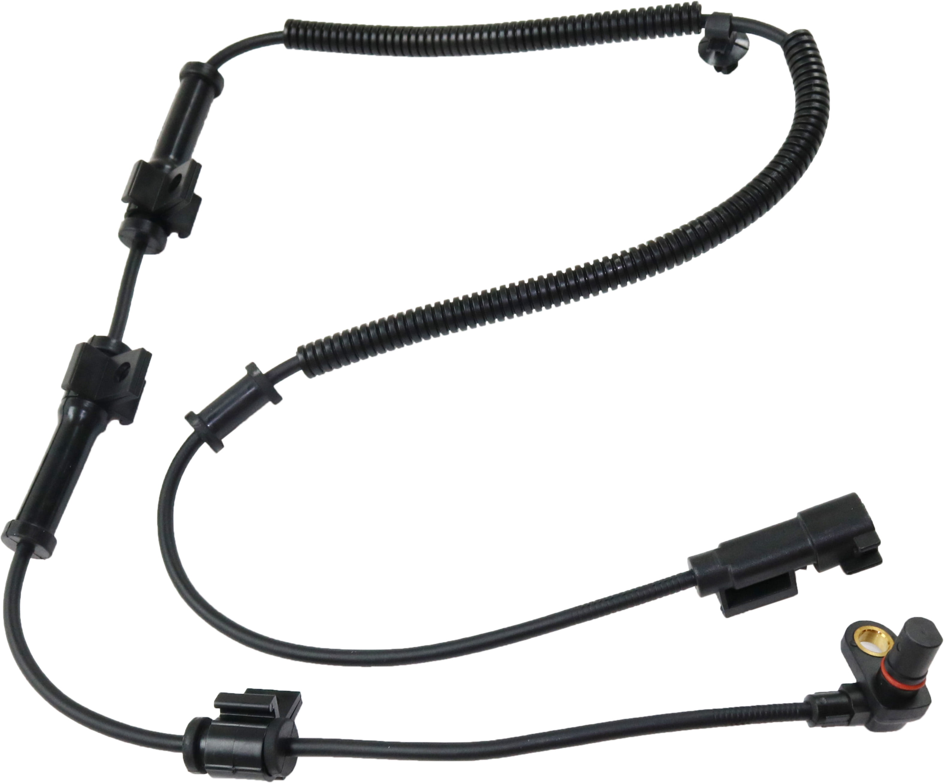 ABS Speed Sensor Compatible with 2011-2012 Ford F-250 F-350 F-450 F-550 Super Duty 2009 Ford F-550 Super Duty Front, Driver or Passenger Side 8 Cyl 6.7L Female Connector Blade type 2-Prong Terminal