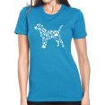 thumbnail image 1 of Women's Premium Blend Word Art T-shirt - Dog Paw Prints, 1 of 2