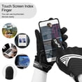 thumbnail image 4 of Guantes de moto INBIKE transpirables con pantalla táctil negra y blanca, 4 of 9