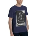 thumbnail image 2 of Bingfone I Need More Space Men'S Loose Fit Short-Sleeve Pocket T-Shirt, 2 of 7