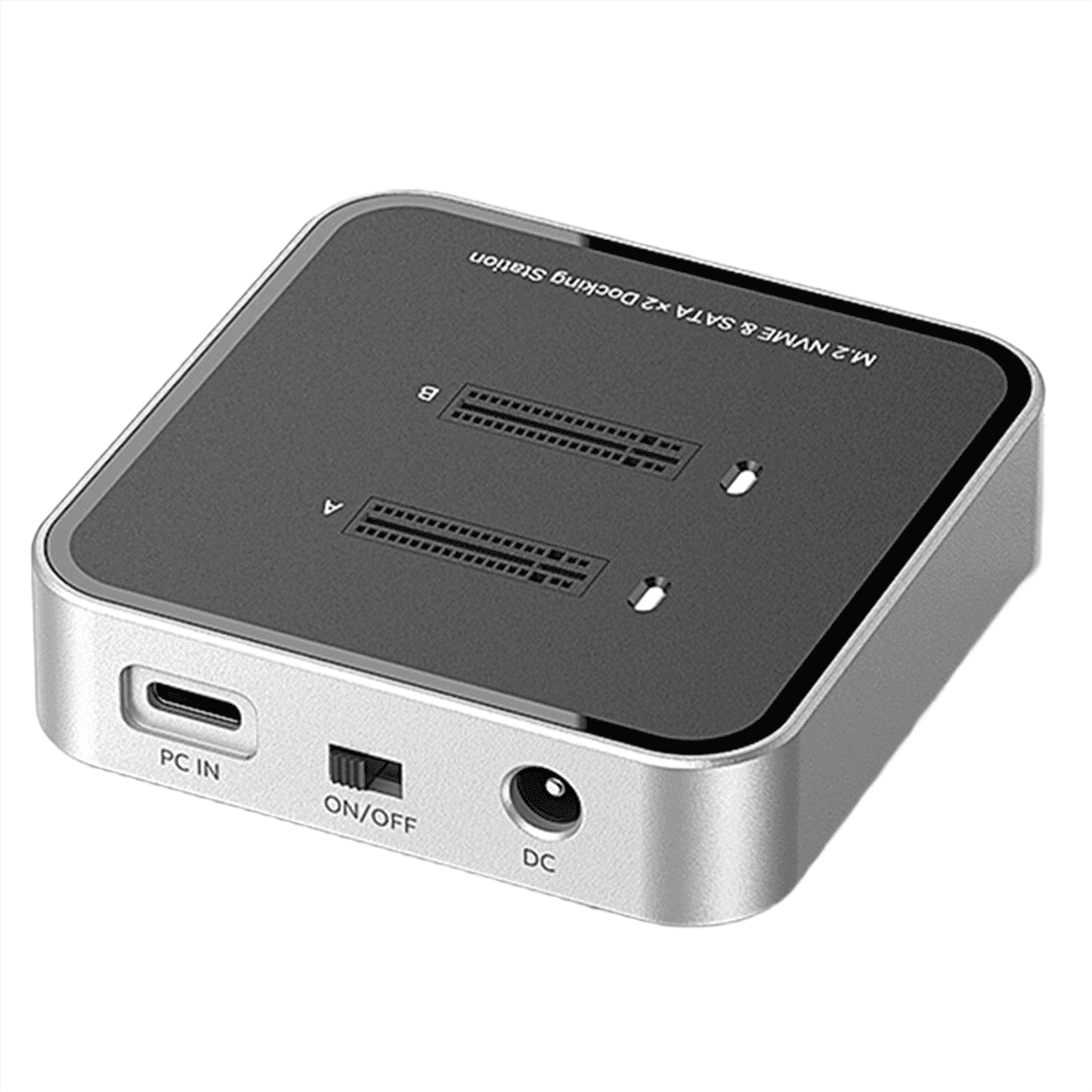 Dual Disk M.2 Dual Protocol, Hard Disk Seat, Solid State Drive Box TYPE-C HUB Expansion 10Gbps US Plug,1 x SSD 1 x Power Supply 1 x Data Cable 1 x Chinese and English instruction manual,Black