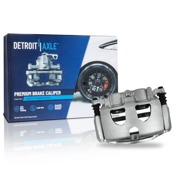 Detroit Axle - Rear Left Brake Caliper w/Bracket Replacement for 2013-2016 Ford F-450 Super Duty,2013-2022 F-350 Super Duty