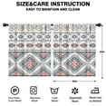 thumbnail image 2 of Blackout Kids Curtains,Boho Bohemia Geometric Line Art Childrens Insulated Curtains Set Of 2,Bedroom Essentials,Toddler Room Decor 52"x63"(132x160cm), 2 of 4