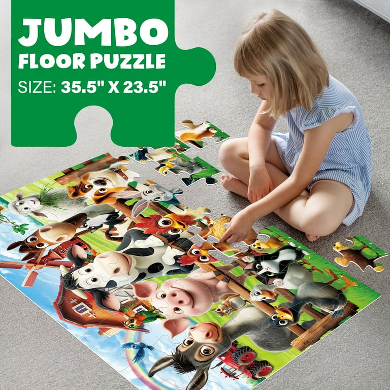 BenBen Farm Animals Floor Puzzle, 48 Piece photo 5