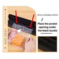 thumbnail image 5 of Vacuum Sealer Machine for Food Storage, Automatic Food Vacuum Sealer with 10Pcs 7x10inch Vacuum Bags, Compact Food Saver Vacuum Sealer for Home Use, Dry & Moist Food Modes, US Plug - One-Touch Operat, 5 of 8