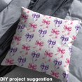 thumbnail image 2 of Homewish Cute Purple Bowknot Fabric by the Yard 1 Yard, Dreamy Cartoon Ribbon Bow Room Decor Fabric by the Yard, Teens Girls Kids Sewing Fabric, Lightweight Room Decor, 2 of 6