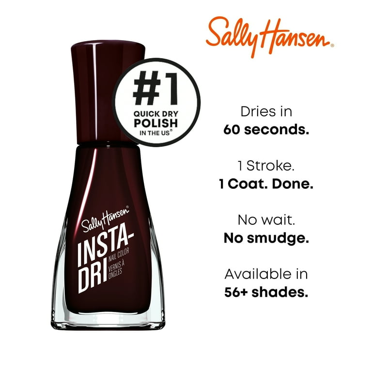 Sally Hansen Insta-Dri Nail Polish Go Garnet 0.31 fl oz Quick Dry