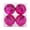 Pink, variant on National Tree Company Christmas Ornaments, Lime Green, Swirling Glitter, Shatterproof, Set of 4